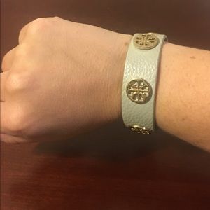 Grey & gold Tory Burch bracelet